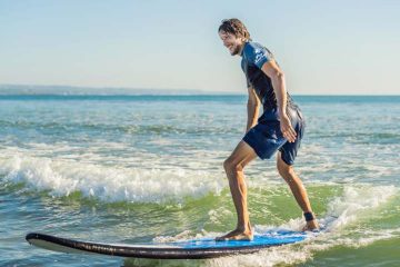 Surf course in playa del ingles