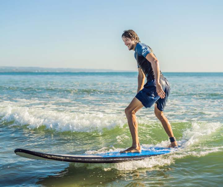 Surf course in playa del ingles
