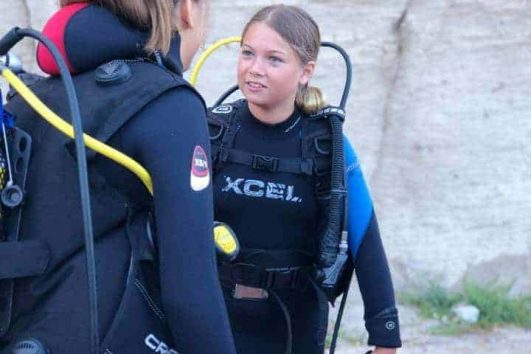 Kids scuba diving course Amadores beach