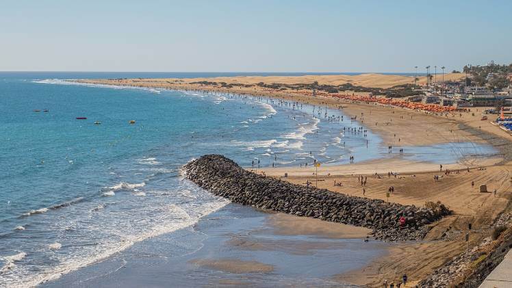 Playa del Ingles best beaches in Gran Canaria